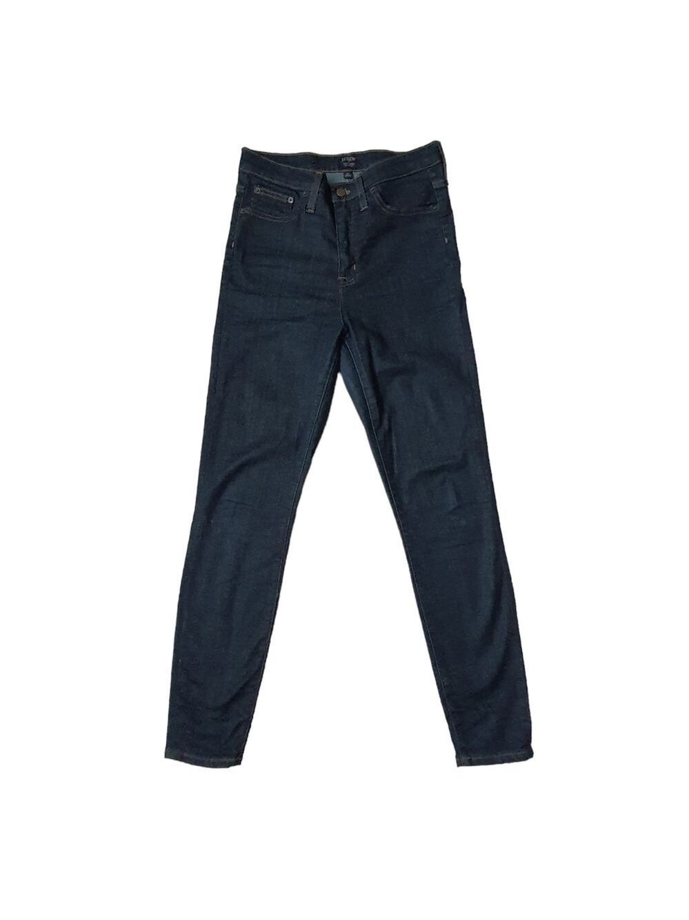J. Crew High Rise Skinny Jeans Dark Blue Womens Size 29